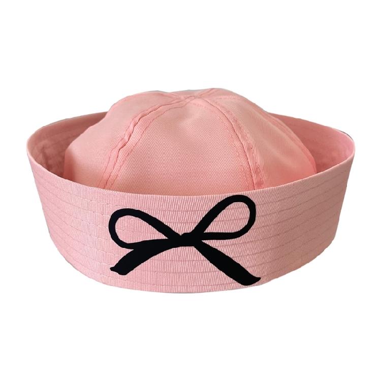 

InsStyle Beret Hat for Spring Women Bowknot Beret Hat Uniform Dress Up Hat 1 рожевий