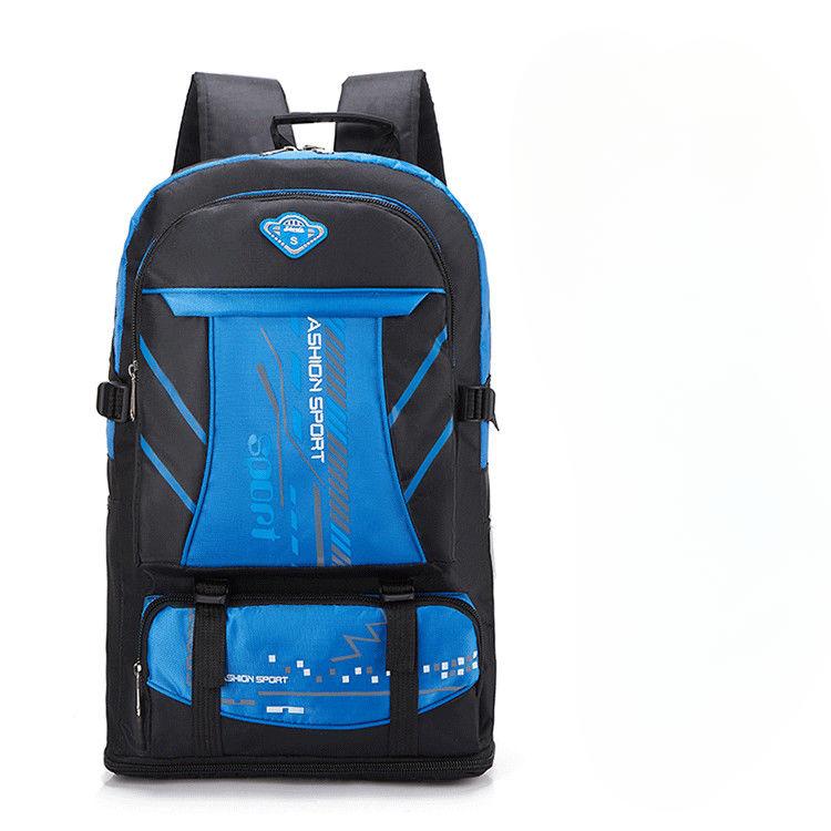 

Дорожный рюкзак для мужчин и женщин, большой вместимости, очень большой, многофункциональный, уличный, водонепроницаемый, для походов, для работы, для деловых поездок синий