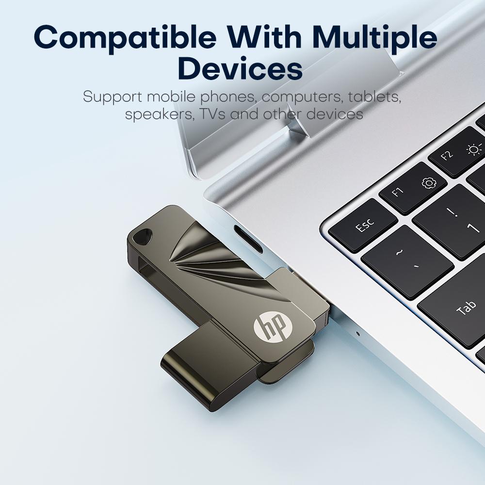 HP X762W USB3.2 USB-Flash-Laufwerk 32GB/64GB/128GB/256GB Metallgehäuse