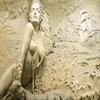 Custom Wall Mural Art Wall Painting European Style Golden 3D Stereoscopic Relief Sea Wave Sailboat Beauty Photo Wallpaper Murals