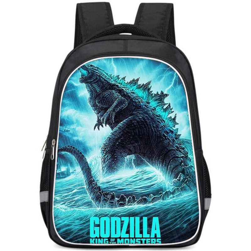 Large Capacity Lightweight 3d Godzilla Backpack For Kids Perfect For School