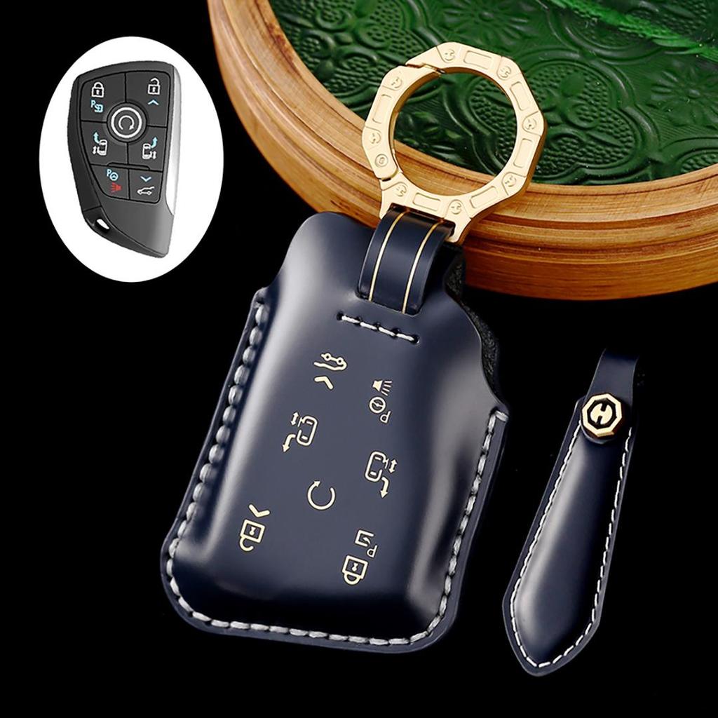 Suitable for Buick Century Handmade Cowhide High-End Car Key Cover Car Key Case