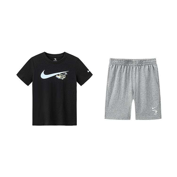 Nike Kids Casual Sportswear Sets Crew Neck Moderate