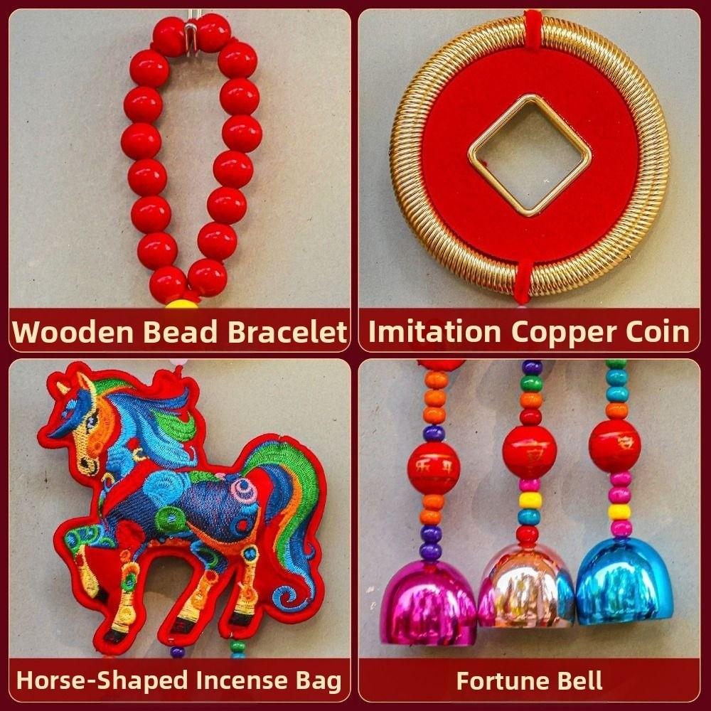 Traditional Design Chinese New Year Pendant Lucky Chinese Knot Lucky Pendant Hanging Ornament Year of The Horse Family Reunion