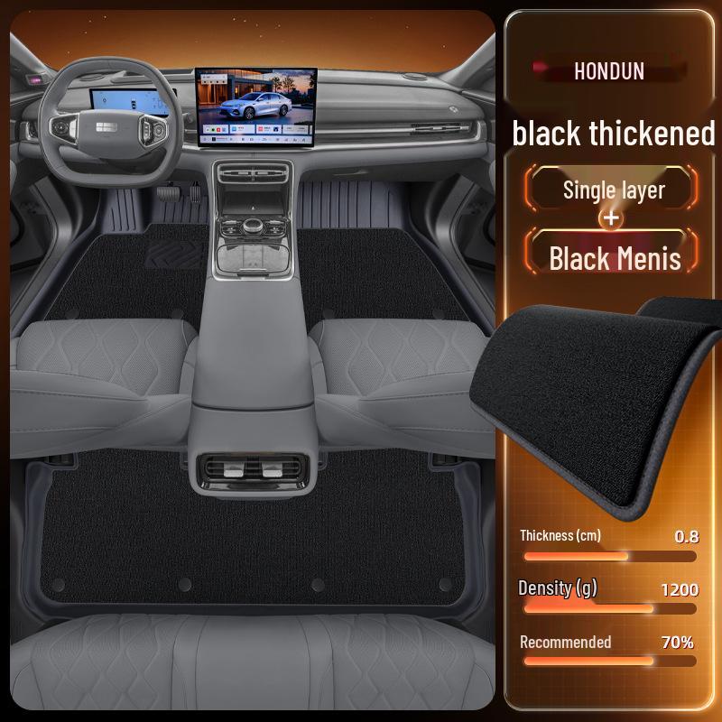Floor Mats for Geely Galaxy A7 (2025) - TPE Car Interior Modification Accessory