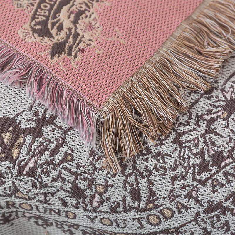 Four Layer Pure Cotton Gauze Air Conditioning Blanket Household Sofa Towel Office Multifunctional Sofa Blanket