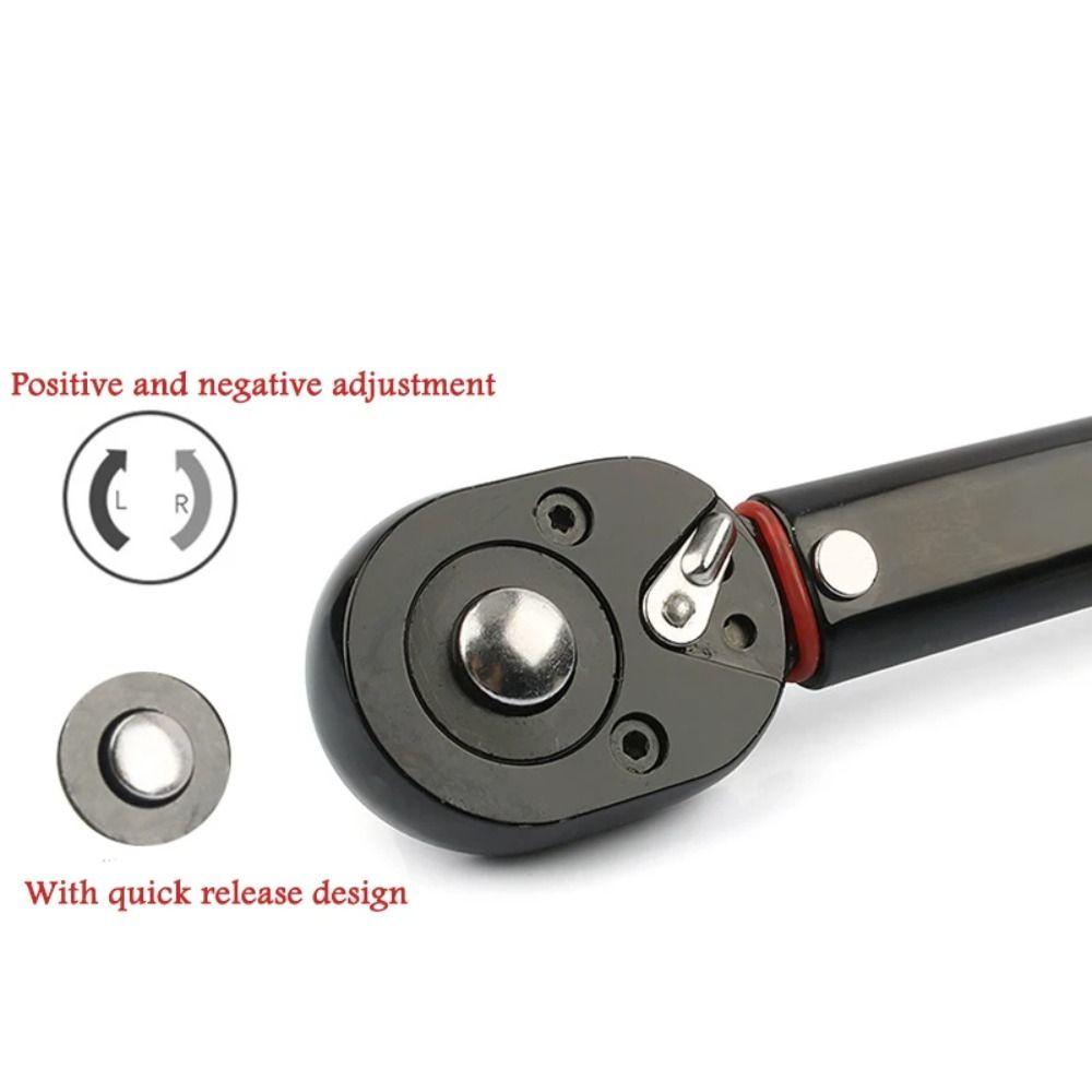 1/2" 3/8"1/4" Drive Torque Wrench Chrome Vanadium Steel Two-way Adjustment Spanner Auto Repair