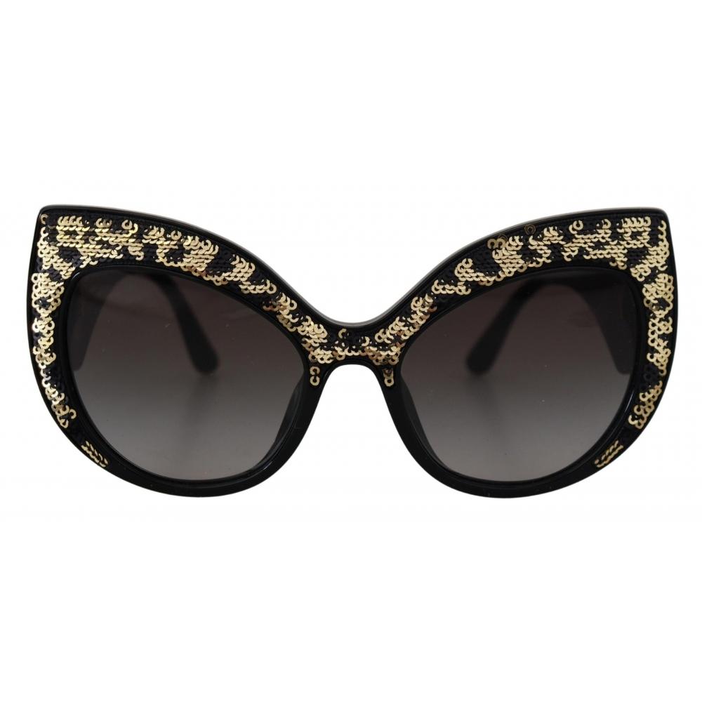 

Dolce Gabbana Поляризованные женские солнцезащитные очки с пайетками и бабочкой, мульти