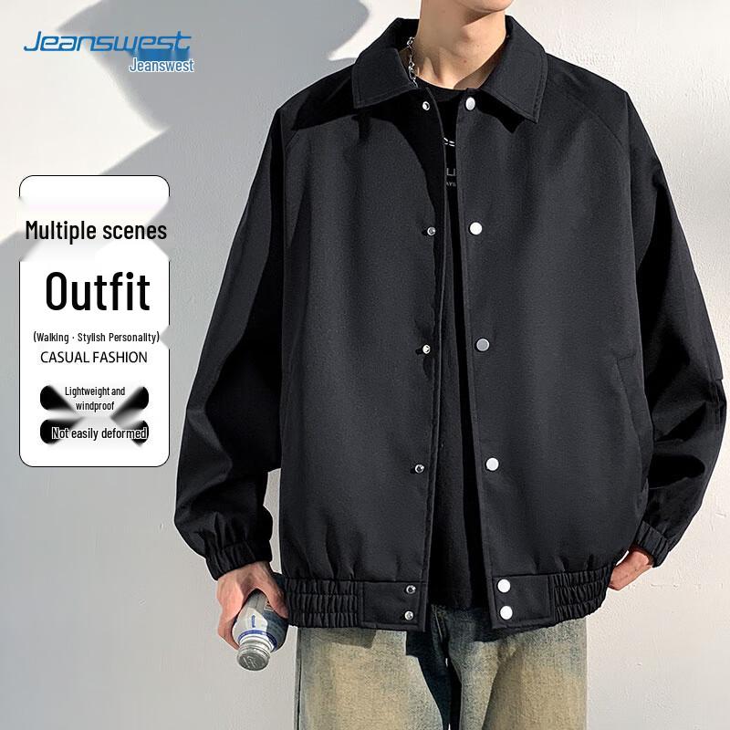JEANSWEST Men's Casual Lapel Jacket