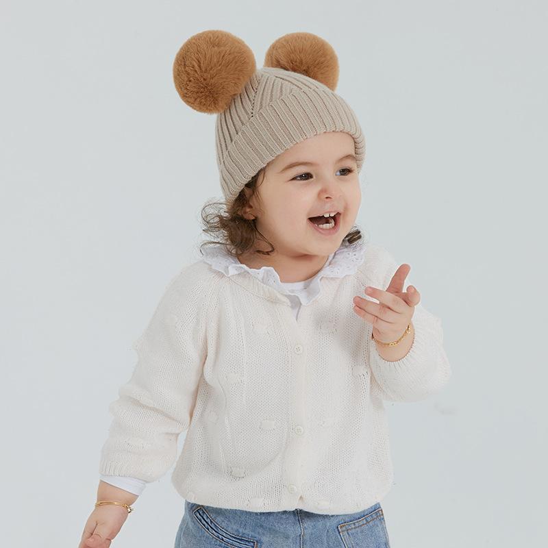 Buy Winter Baby Hat For Girl Boy Kids Knitted Hat Soft Cute Beanies