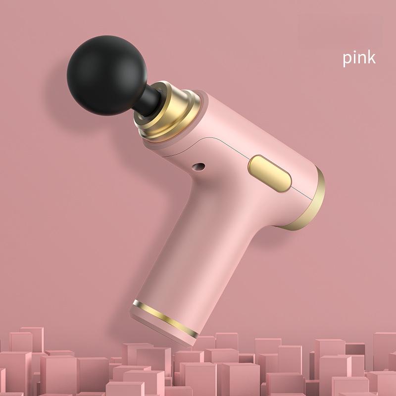 Mini Fascia Grab, Muscle Massager Fitness Vibration Fascia Instrument Portable USB Charging 6-speed Massage Gun