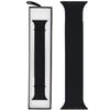 GlacierX Silicone Smooth Grained Magnetic Black Smartwatch Strap for Apple Watch 42/44/45/49mm Black