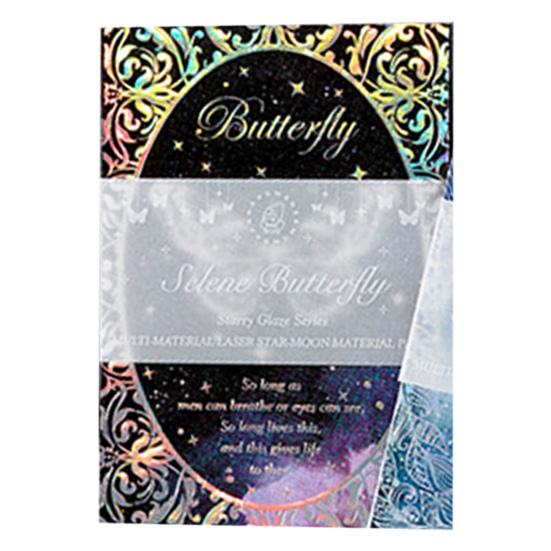 15-Sheet Sticker Vintage Star Moon Memo Pads Set Retro Colorful Fantasy Designs Decals Junk Journals Scrapbooking Supplies