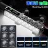 Luce per Bicicletta Anteriore 17 LED 25500 Lumen Luce Bici 10000mAh Torcia Impermeabile Ricarica USB Lampada per Ciclismo MTB Strada Accessori