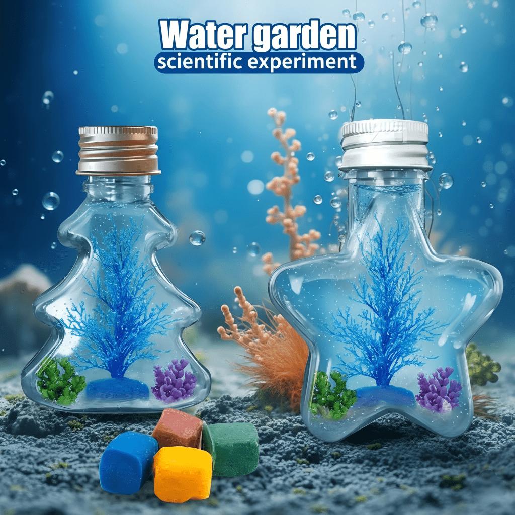 

1PCS Magic Crystal Garden Set Quickly Generates Exquisite Underwater Stone Decorations Star Cup Set синий