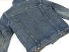 POLO RALPH LAUREN Denim Jacket with Patch and Fleece Size Blue Men's Detail, M, (Product Code 0101908)