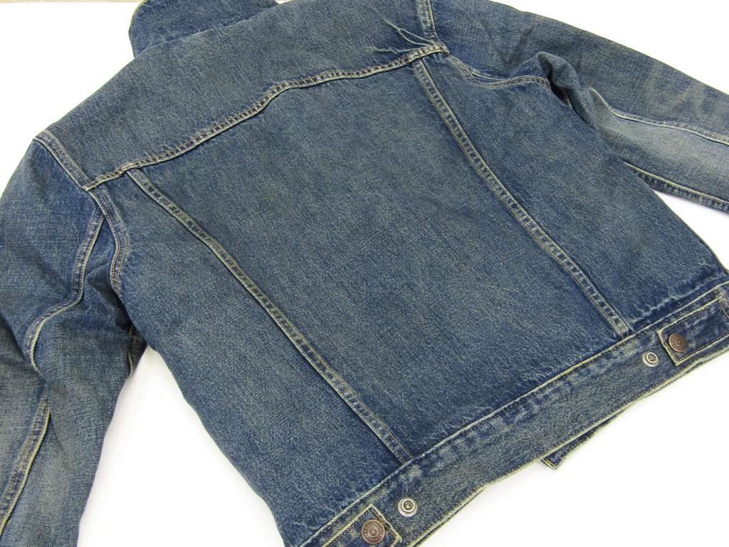 POLO RALPH LAUREN Denim Jacket with Patch and Fleece Size Blue Men's Detail, M, (Product Code 0101908)
