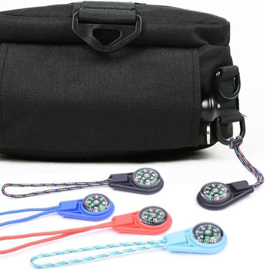 10Pcs Camping Compasses Compact Size High Sensitivity Accurate Positioning Easy to Read Lanyard Design Hiking Survival Small Compasses