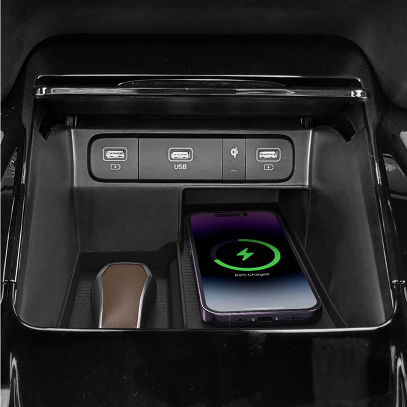 For Kia Sorento MQ4 2025 2024 Wireless Silicone Pad for Car Use Anti Slip Pad for Car Use Charging Pad for Car Use