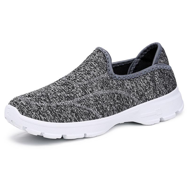 Shoes women's summer new large-size old Beijing cloth shoes soft-soled walking shoes men's and women's same one-pedal casual shoes
