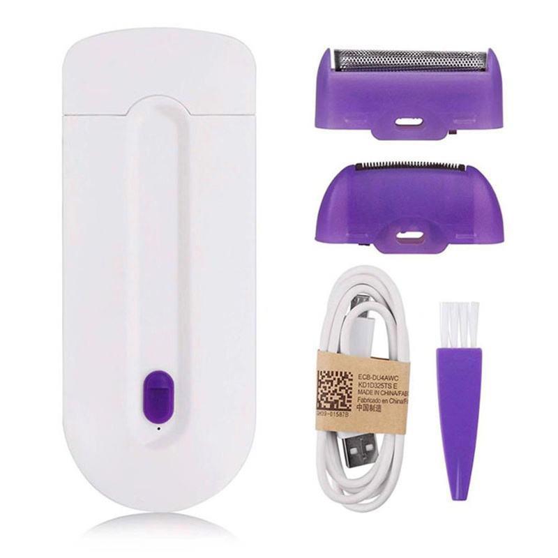 Women Painless Laser Epilator Sense-Light Instant Hair Remover Rechargeable Armpit Leg Bikini Hair Depilation Device