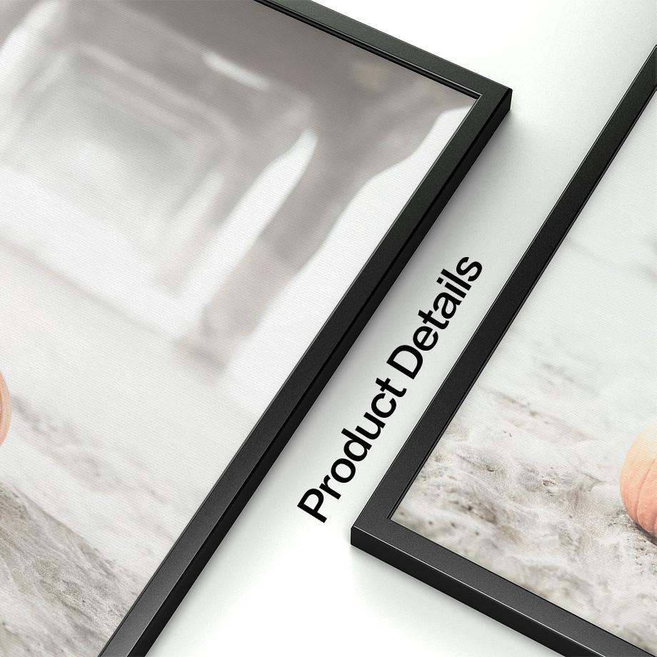 Weißer Strand Kürbis Vogel Blume Blätter Wand Kunst Leinwand Malerei Nordic Poster und Drucke Wand Bilder für Wohnzimmer Dekor