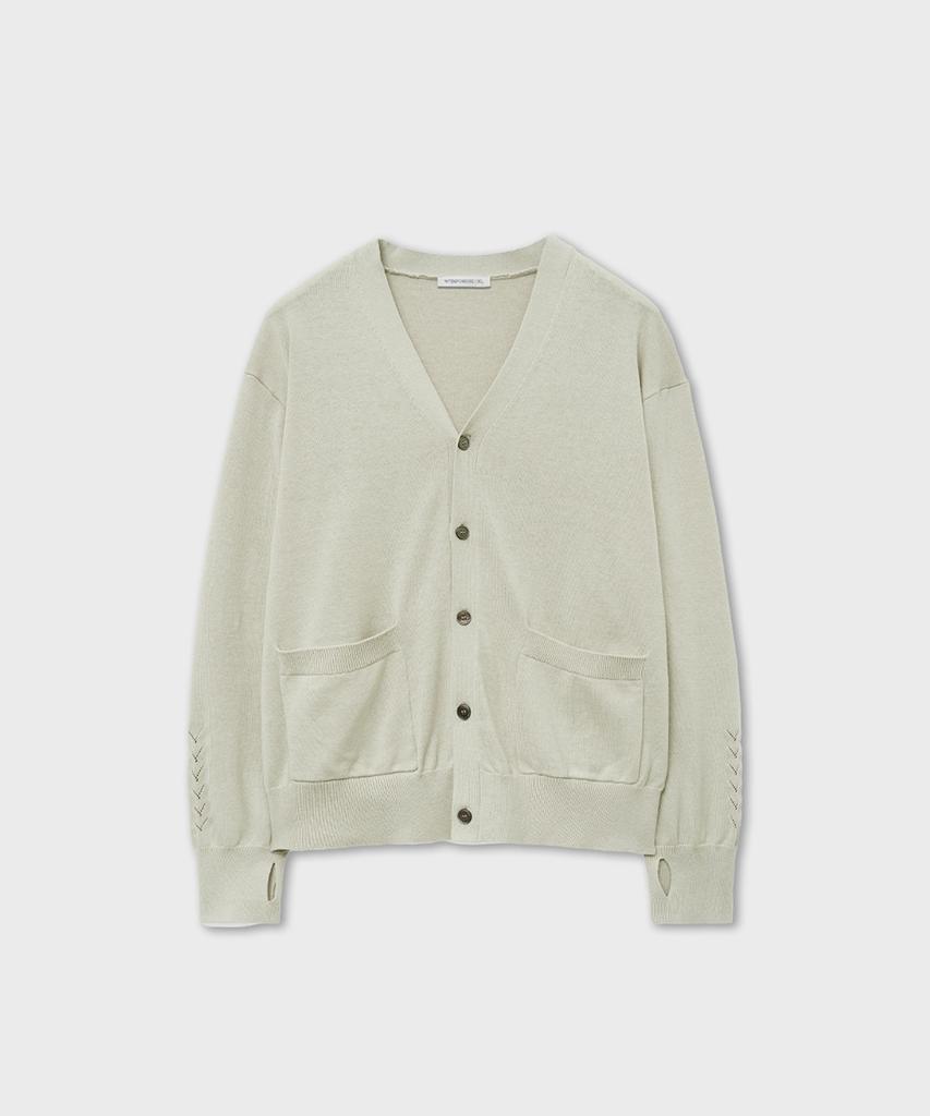 Intempomood Thumbhole Y-Neck Cardigan: 5 Colors