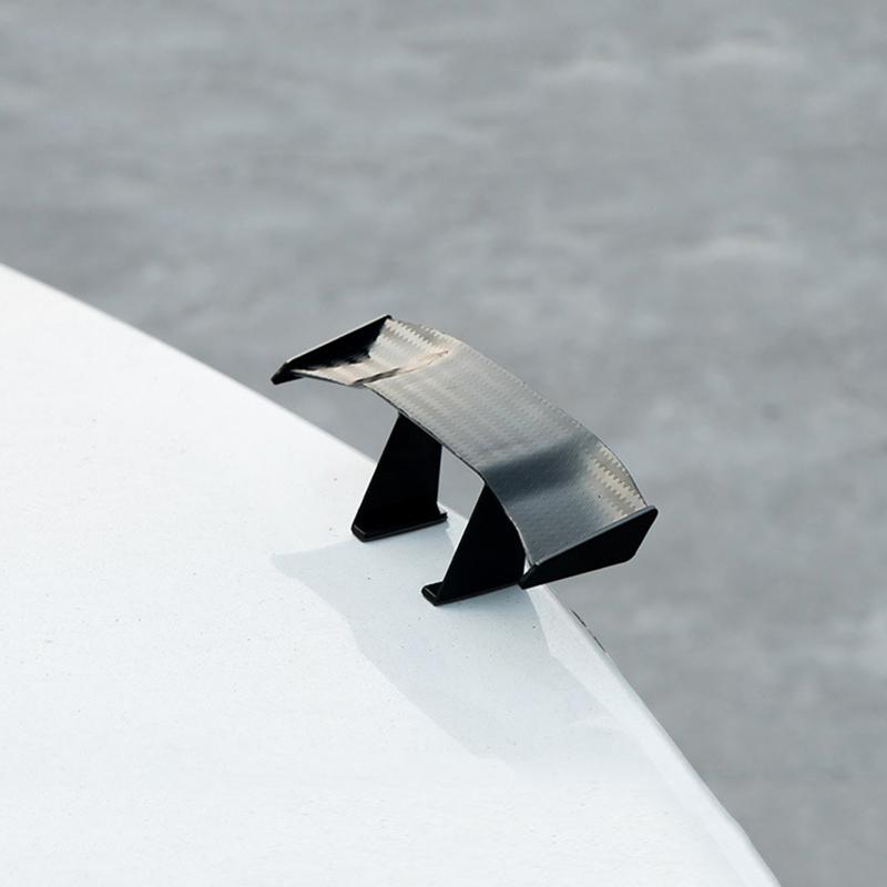 Evrensel Araba Mini Karbon Fiber Spoiler Kanat Araba Tasarımı Arka Bagaj Kanat Bagaj Dudak Spoiler Oto Dekorasyonu Dış Aksesuarlar