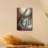 2D Wall Art Tactical FN Pistol With Silencer And Extra Magazine Wall Art Signage,   Iron Wall Art Signage