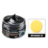 All-In-One Black Plastic and Leather Restorer - Car Interior Repair Paste with Color Correction, Gloss Polishing, and Protective Film - Revives, Prot