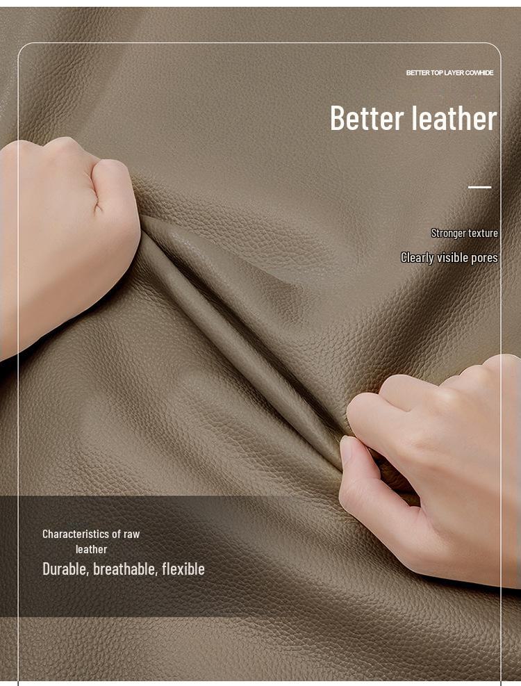 Women's Trendy Genuine Leather Messenger Bag: 2025 Style, Large Capacity, Soft Shoulder Bag, Versatile & Simple Design.