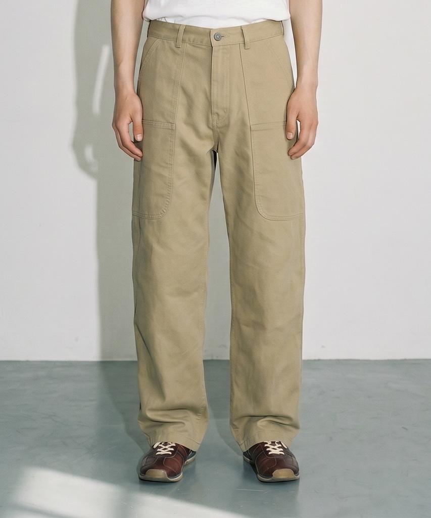 BALLUTE 6P Fatigue Pants (Beige Washed)