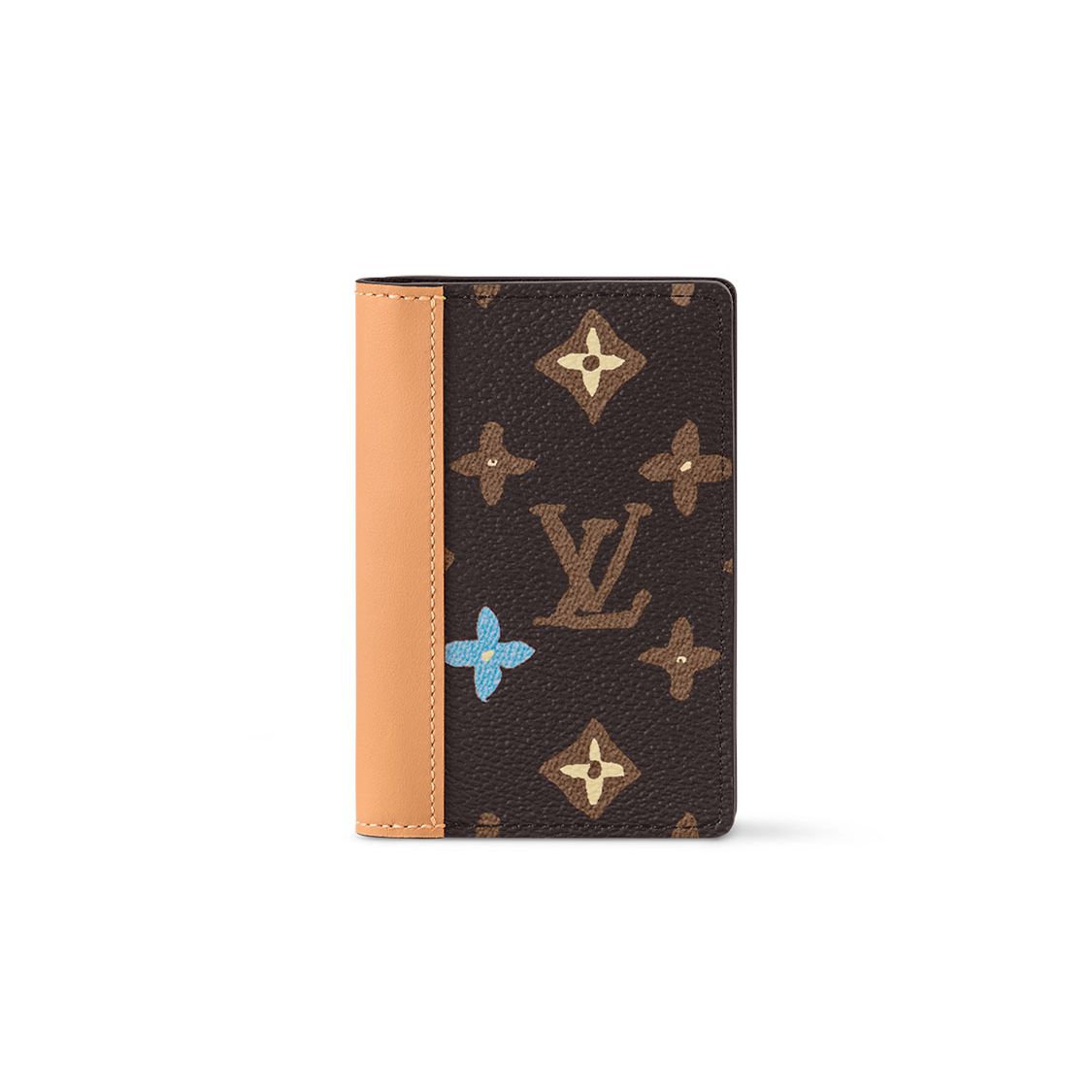 

Louis Vuitton X Tyler Collaboration Pocket Organizer Letter Logo Flap Closure Coated Canvas Wallet Women wallet Brown M83337 Gift Set(Basic Set+Box+Shopping Bag)
