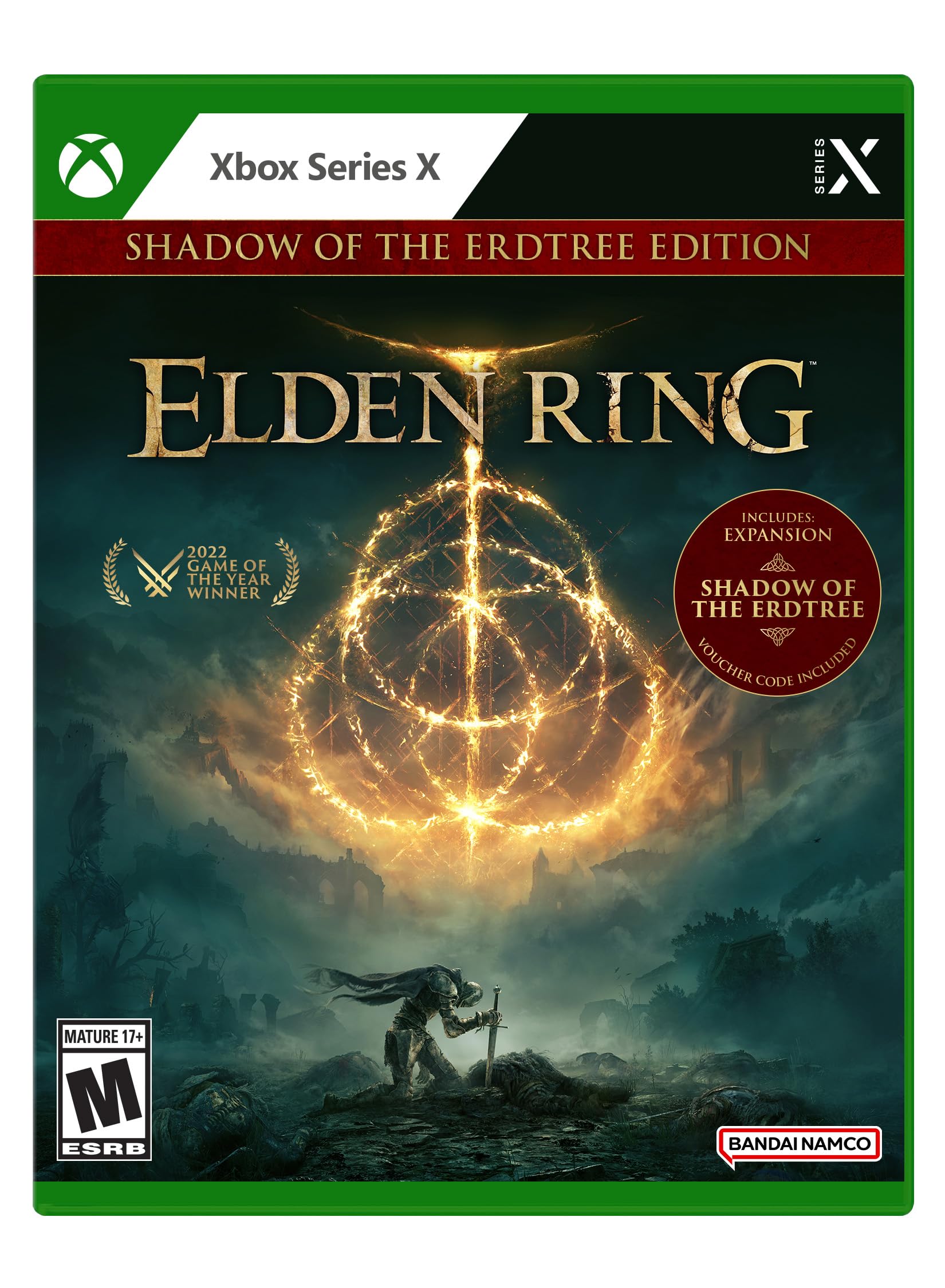 

Elden Ring Shadow of the Erdtree Edition Северная Xbox Series X (Импортированная Америка) - зелёный