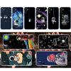 FM6 Astronaut Space Moon Phone Case for LG K22 K30 K40 K40S K41 K42 K50 K50S K51 K51S K52 K61 K62 K71 K92 Q60 Q61 V40 V50 V60