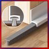 Door Seal Draft Stops With Brush Reduce Noise Rubber Door Sweep Breeze Blocker Insect Proof Dust Proof Sound Proof Seal Strips