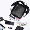 SCHWARZETIENNE Men's Genuine Leather Shoulder Bag