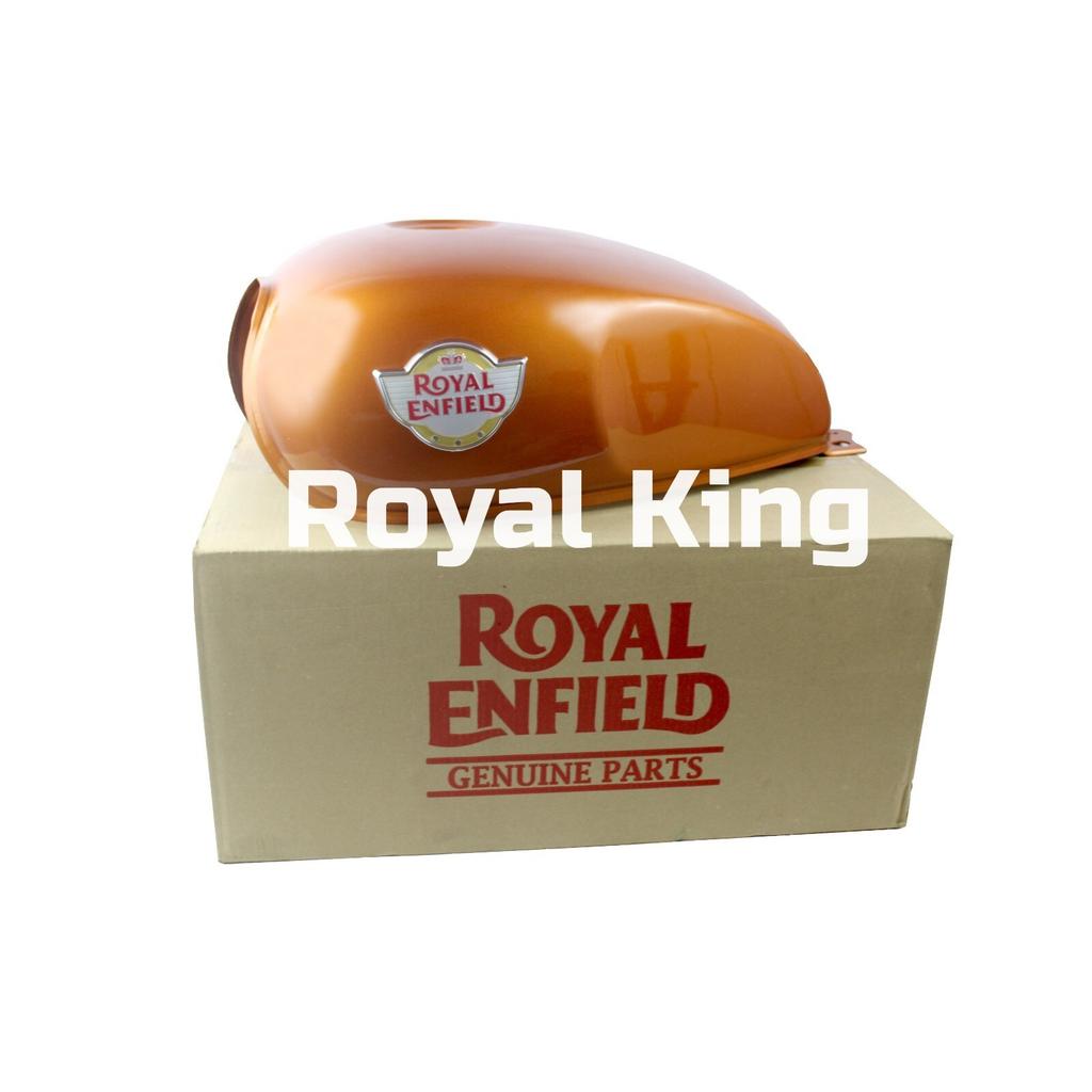Royal Enfield Interceptor 650cc " Orange Crush Petrol Gas Fuel Tank "