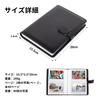 kinokoo for Fujifilm Instax Wide 400 Photo Album, Holds 80 3.4x4.3-inch Photos, PU Leather (Black), Available in 3 Colors, Birthday Gift