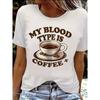 Fashion Women Retro Letter Patterns Print T Shirt Funny Casual O-neck Short Sleeves T-shirt Summer Female Tee Shirt