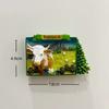 Iceland Reykjavik Resin Fridge Magnet Stickers Travel Souvenir Gift Landscape Refrigerator Magnet Home Kitchen Decor