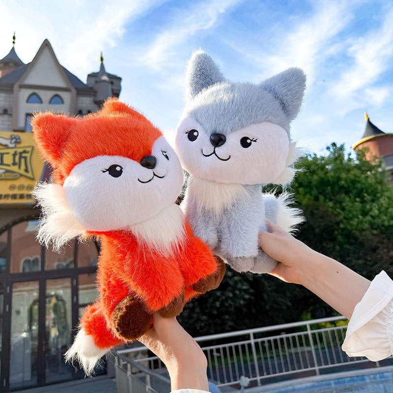 New cute little fox doll plush toy fox rag doll warm heart to accompany girlfriend birthday gift