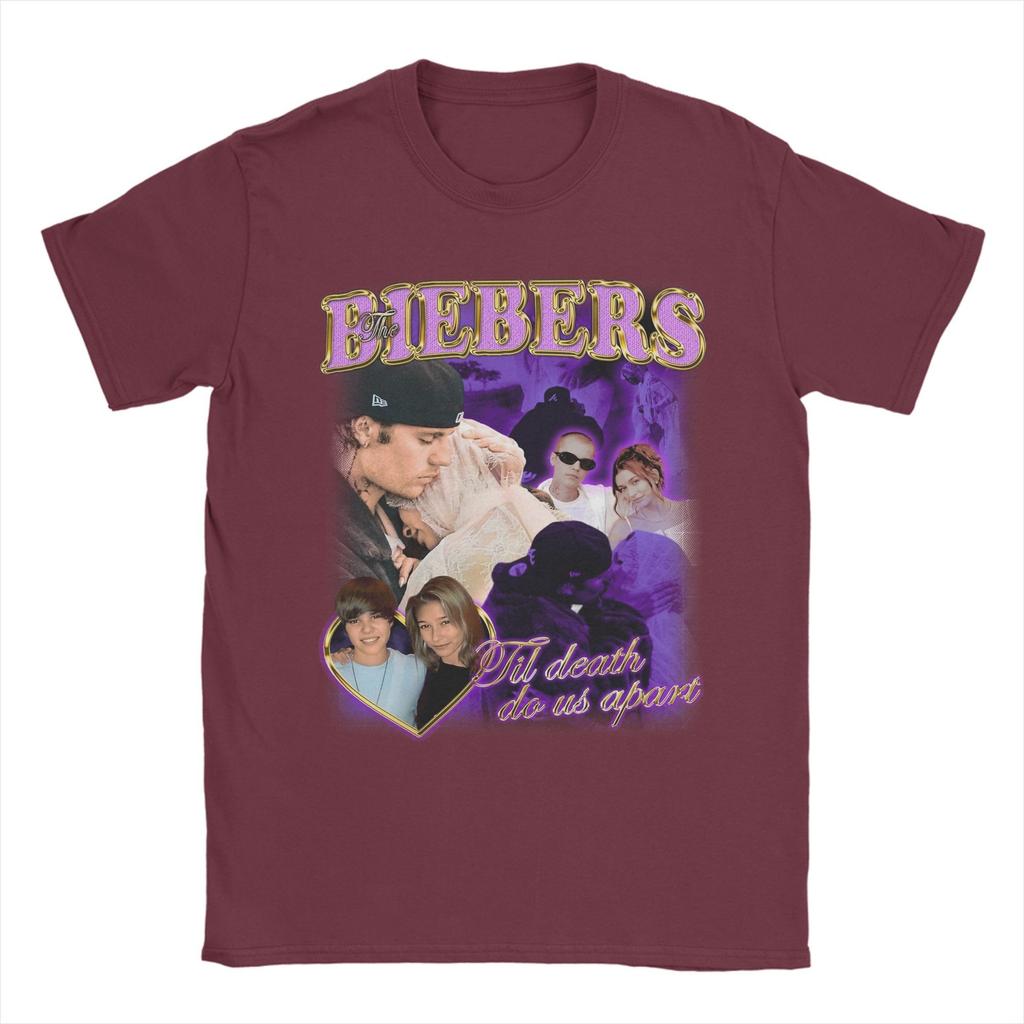 Justins Biebers T Shirts Men 100% Cotton Casual T-Shirts Crew Neck Tee Shirt Short Sleeve Tops Summer