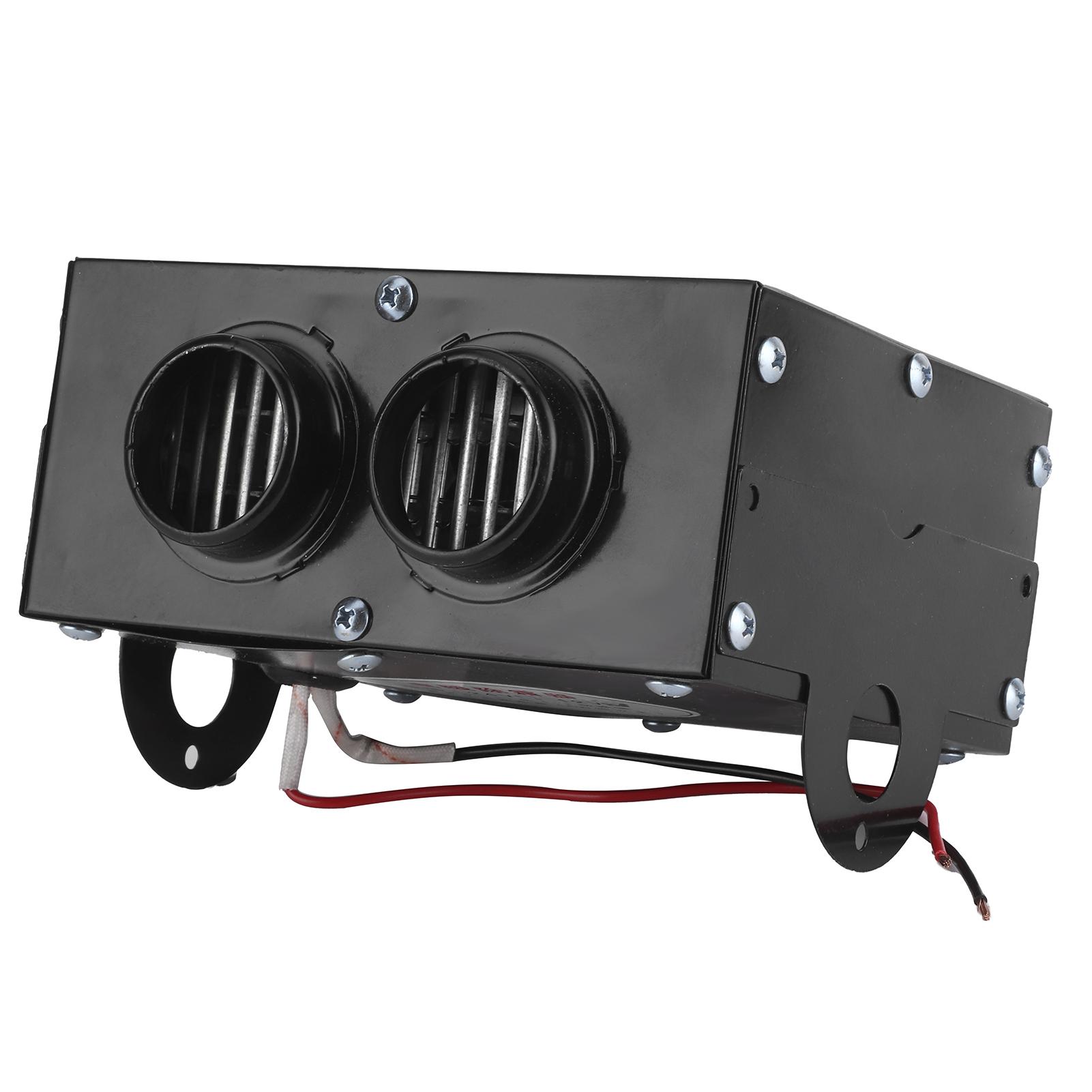 

12V 400W600W Обогреватель 2 отверстия Зимний Быстрый нагрев Удаление инея с лобового стекла Низкий уровень шума