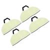 4 Stück Mikrofaser-Staubsauger-Bodenwischer für Shark RV2410WD/RV2610WD/RV2610WA Hartböden
