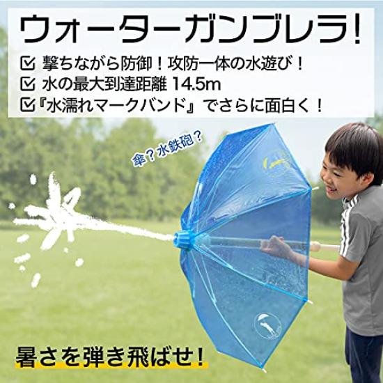 Umbrella-Shaped Water Gun [Water Gun Brera Battle Set of 2] Powerful Water Gun with Long Distance, Perfect for Water Play, Water Festivals, Outdoor