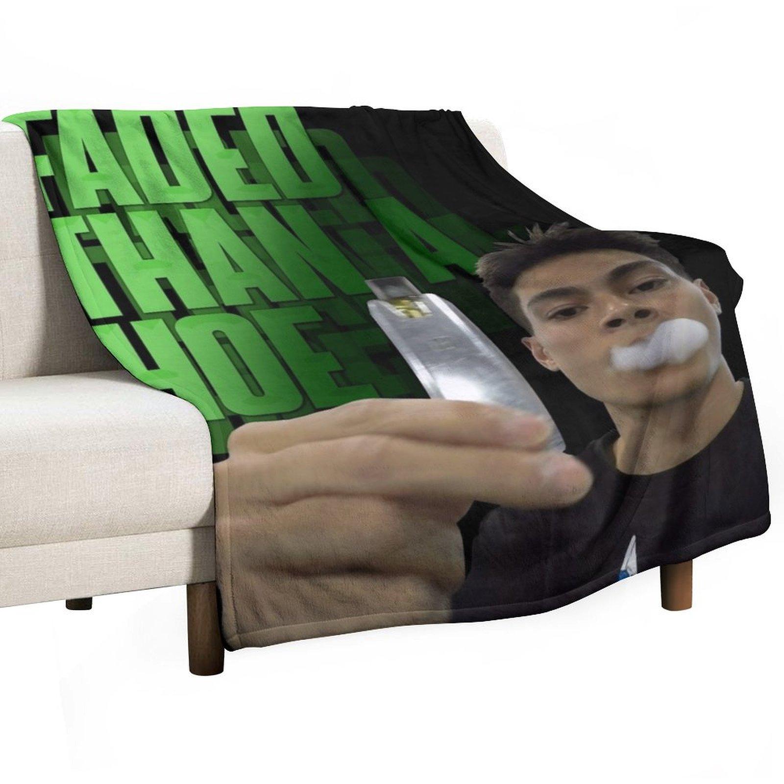 YODIE GANG FADED Throw Blanket christmas decoration Luxury Thicken sofa bed Soft Beds Blankets 30x40in