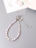 Multi Color Light Ins Rhinestone Bow Short Mobile Phone Pendant Wrist Style Versatile Pendant With Transparent Card