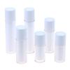 15/30/50Ml Vacuum Pump Bottles Frosted Clear Round Lotion Foundation Jar Rotating Lifting Lid Empty Travel Cosmetic Dispenser