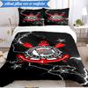3PCS Sport Club Football Crest Printed Soft Bedding Set,Including 1pc Duvet Cover And 2pcs Pillowcases Perfect for Bedroom, Dormitory, Fan Gift